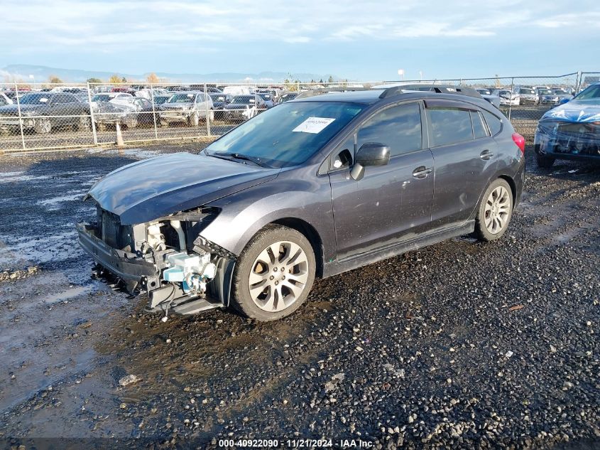 2013 Subaru Impreza 2.0I Sport Premium VIN: JF1GPAL69DG841205 Lot: 40922090