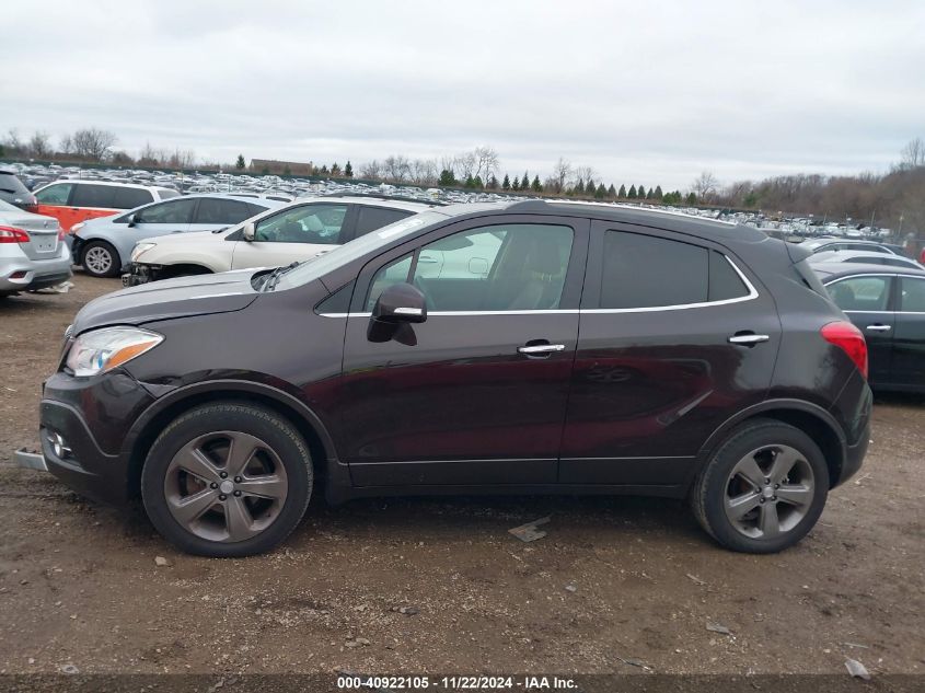 2014 Buick Encore Leather VIN: KL4CJGSB3EB625791 Lot: 40922105