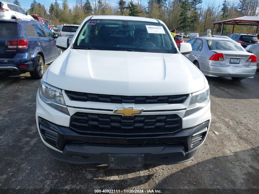 2021 Chevrolet Colorado 4Wd Long Box Lt/4Wd Short Box Lt VIN: 1GCGTCEN3M1222205 Lot: 40922111