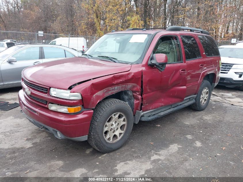 2005 Chevrolet Tahoe Z71 VIN: 1GNEK13T15R112103 Lot: 40922112