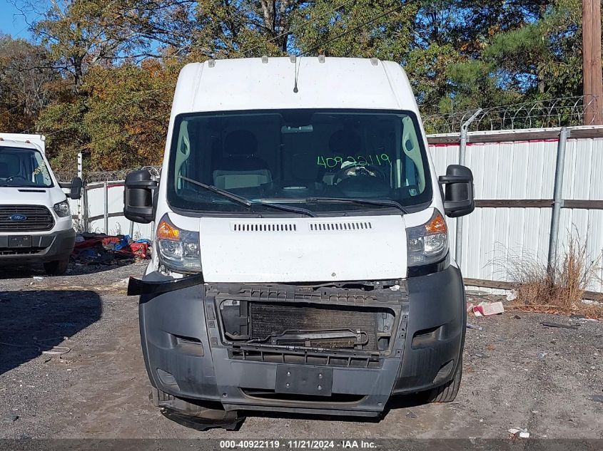 2019 Ram Promaster 2500 High Roof 159 Wb VIN: 3C6TRVDG6KE557231 Lot: 40922119