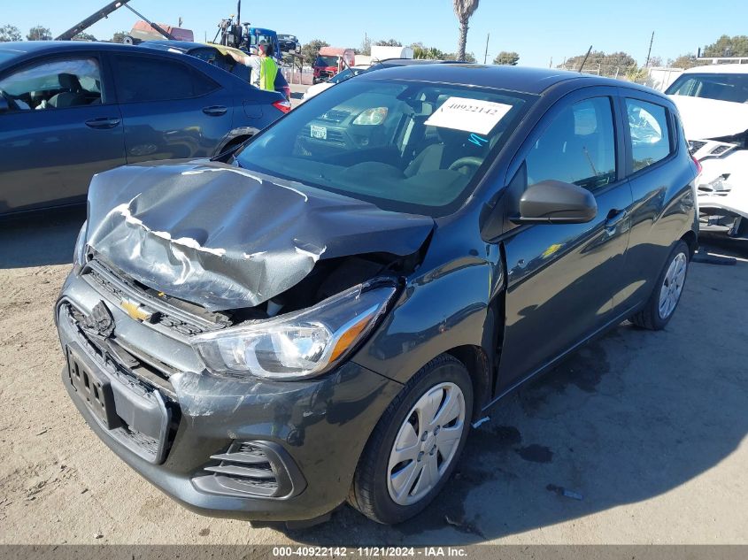 2017 Chevrolet Spark Ls Cvt VIN: KL8CB6SA5HC810596 Lot: 40922142