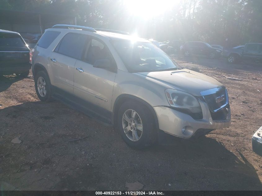 2008 GMC Acadia Sle-1 VIN: 1GKER13768J170206 Lot: 40922153