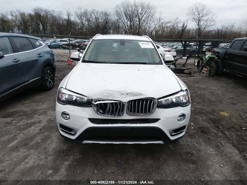 2015 BMW X3 xDrive28I VIN: 5UXWX9C55F0D44726 Lot: 40922155