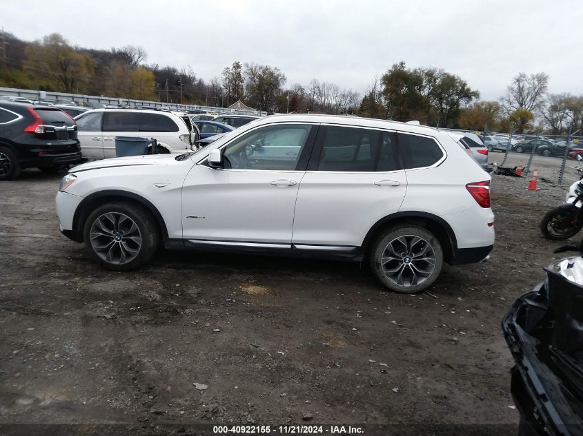 2015 BMW X3 xDrive28I VIN: 5UXWX9C55F0D44726 Lot: 40922155