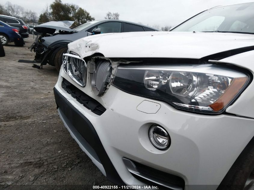 2015 BMW X3 xDrive28I VIN: 5UXWX9C55F0D44726 Lot: 40922155