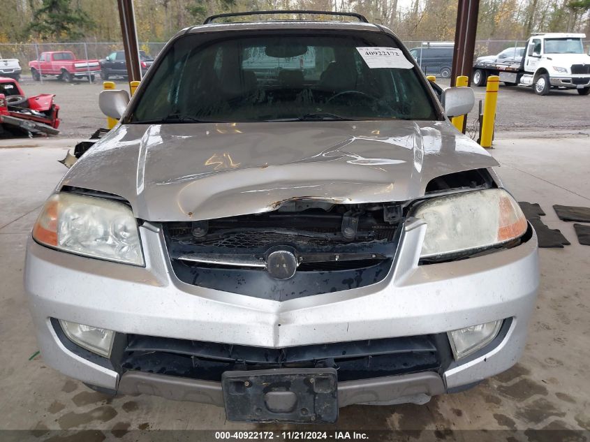 2001 Acura Mdx VIN: 2HNYD18611H524965 Lot: 40922172