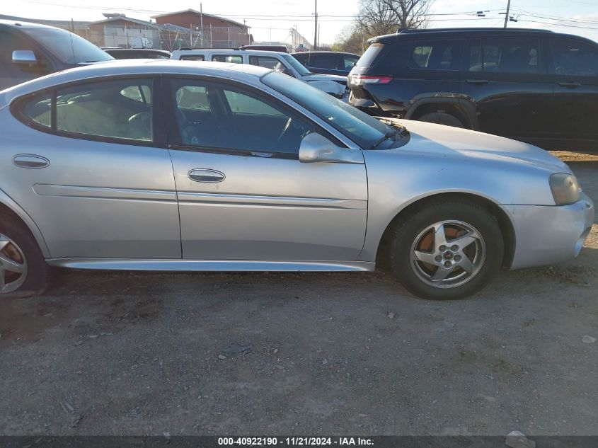 2004 Pontiac Grand Prix Gt2 VIN: 2G2WS522741139203 Lot: 40922190