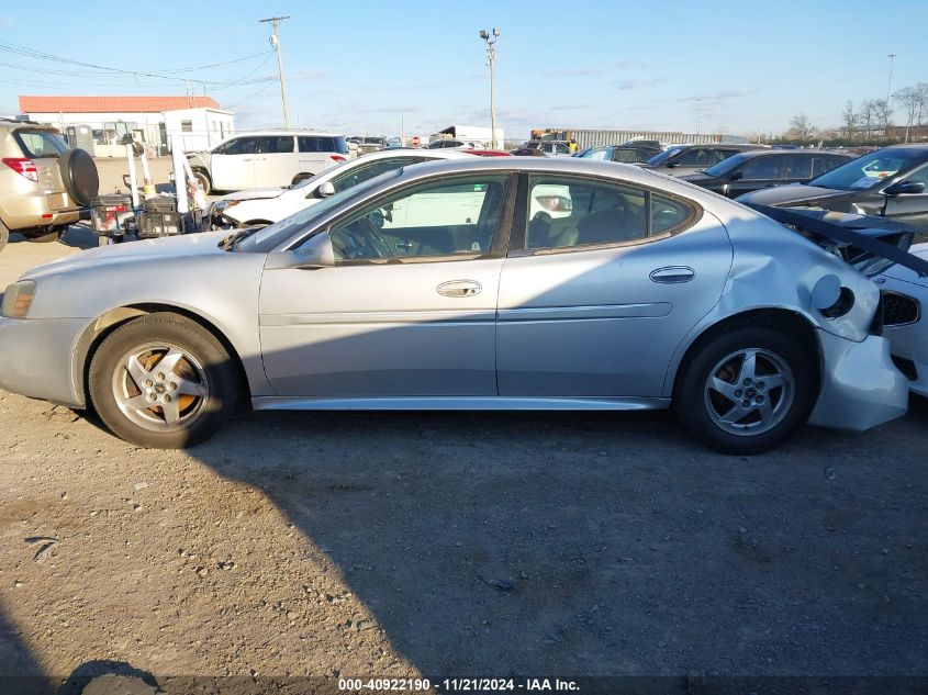 2004 Pontiac Grand Prix Gt2 VIN: 2G2WS522741139203 Lot: 40922190