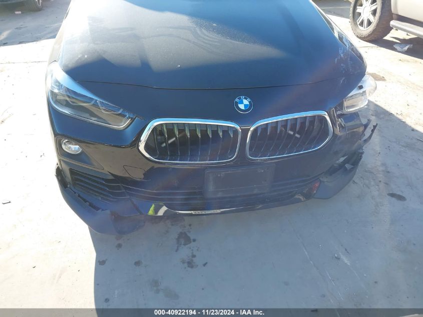 2019 BMW X2 Sdrive28I VIN: WBXYJ3C50KEP77327 Lot: 40922194