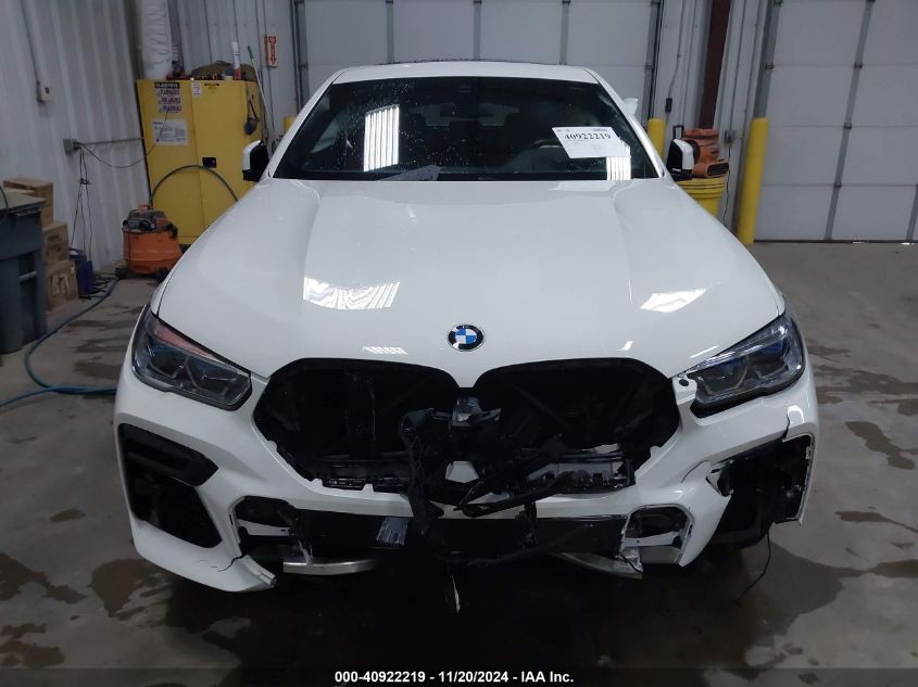 2022 BMW X6 xDrive40I VIN: 5UXCY6C09N9K31324 Lot: 40922219