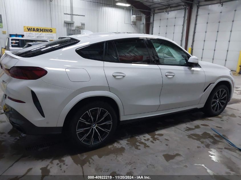 2022 BMW X6 xDrive40I VIN: 5UXCY6C09N9K31324 Lot: 40922219