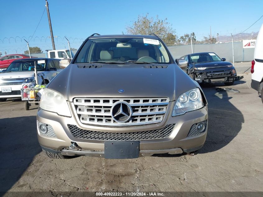 2010 Mercedes-Benz Ml 350 4Matic VIN: 4JGBB8GB1AA621196 Lot: 40922223