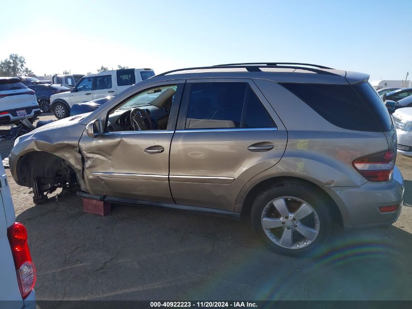 2010 Mercedes-Benz Ml 350 4Matic VIN: 4JGBB8GB1AA621196 Lot: 40922223