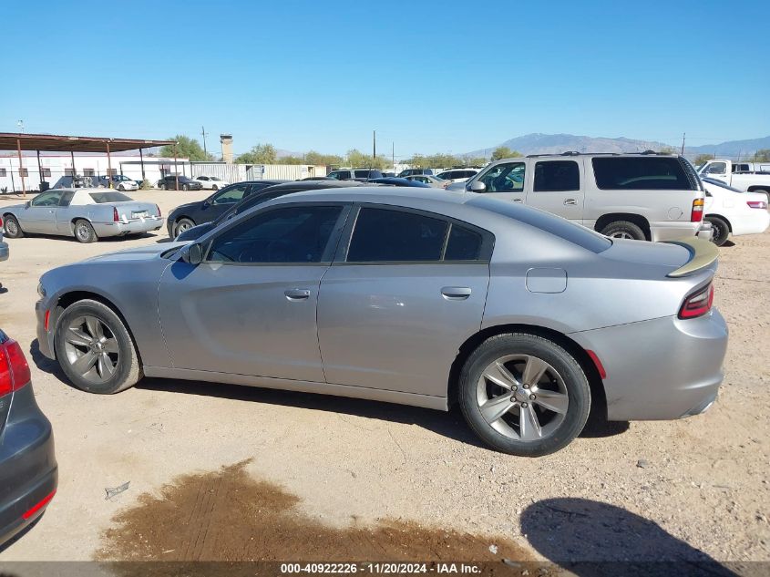 2015 Dodge Charger Sxt VIN: 2C3CDXHG9FH789639 Lot: 40922226