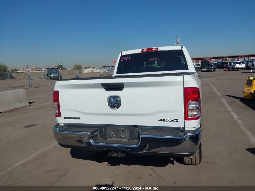 2024 Ram 2500 Big Horn 4X4 6'4 Box VIN: 3C6UR5DL7RG296286 Lot: 40922247