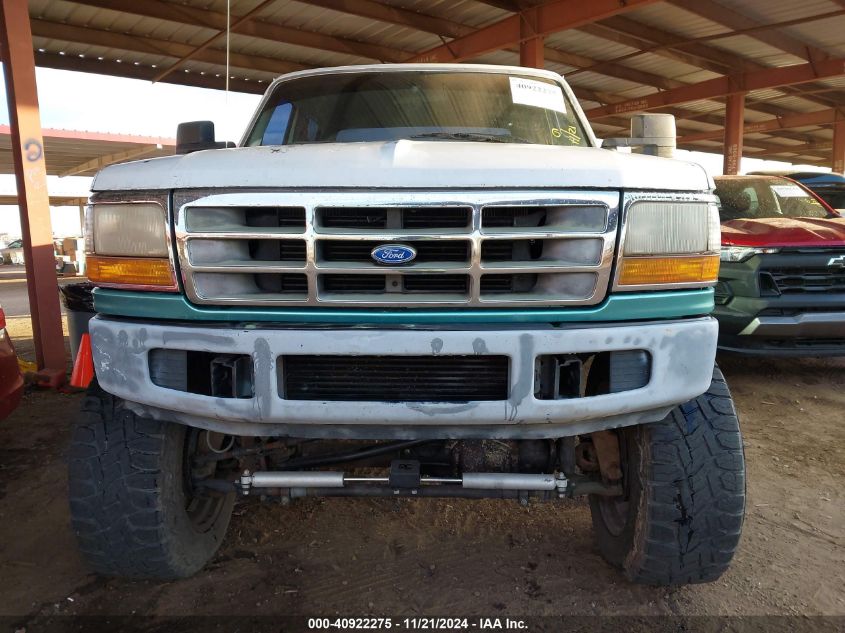 1996 Ford F250 VIN: 1FTHW25G9TEB22513 Lot: 40922275