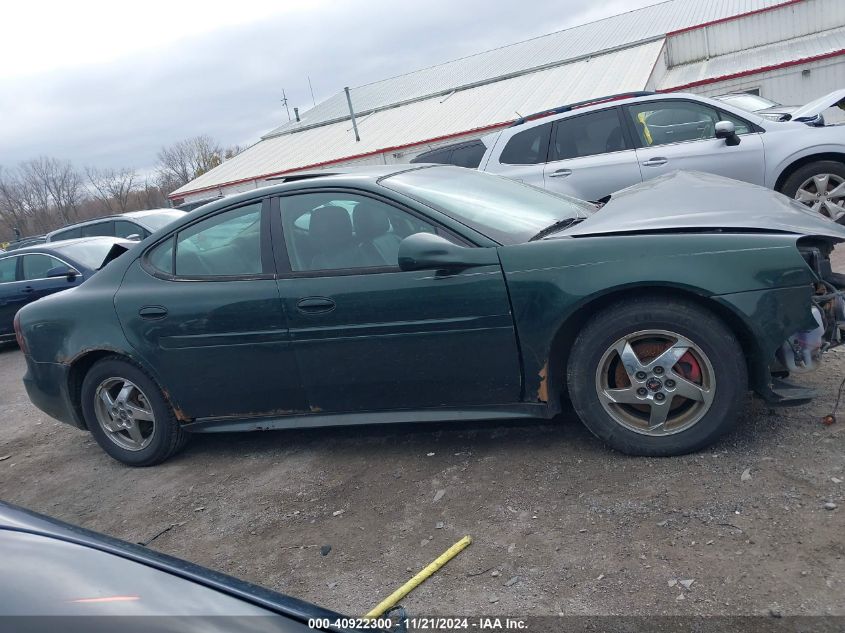 2004 Pontiac Grand Prix Gt2 VIN: 2G2WS522841142756 Lot: 40922300