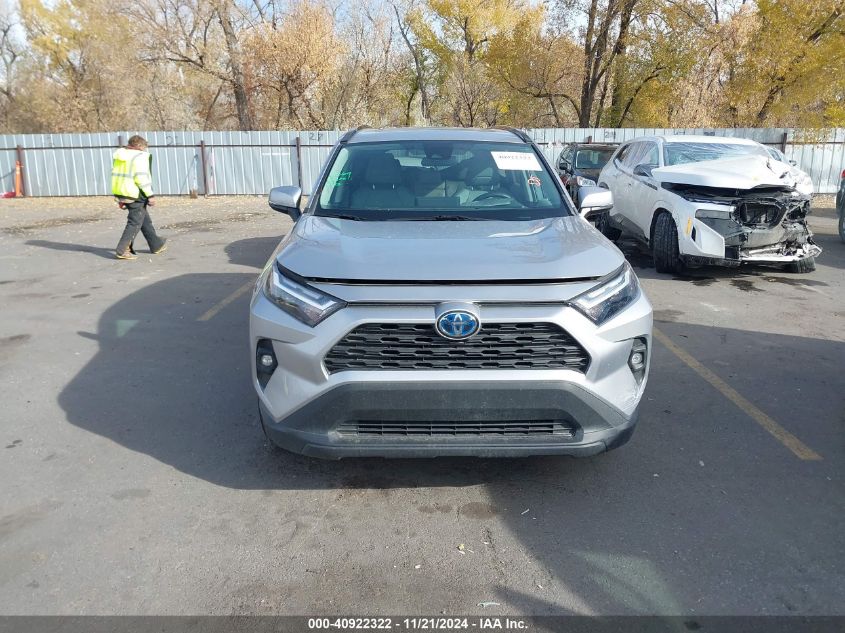 2022 Toyota Rav4 Hybrid Xle Premium VIN: 4T3B6RFV1NU080362 Lot: 40922322