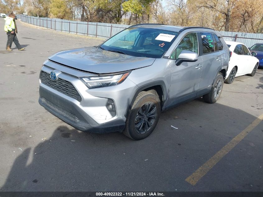 2022 Toyota Rav4 Hybrid Xle Premium VIN: 4T3B6RFV1NU080362 Lot: 40922322