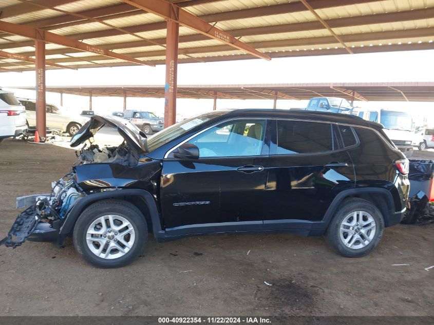 2020 Jeep Compass Sport Fwd VIN: 3C4NJCAB0LT252925 Lot: 40922354