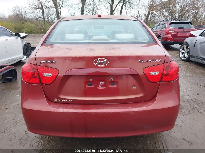 2008 Hyundai Elantra Gls/Se VIN: KMHDU46D18U424892 Lot: 40922359