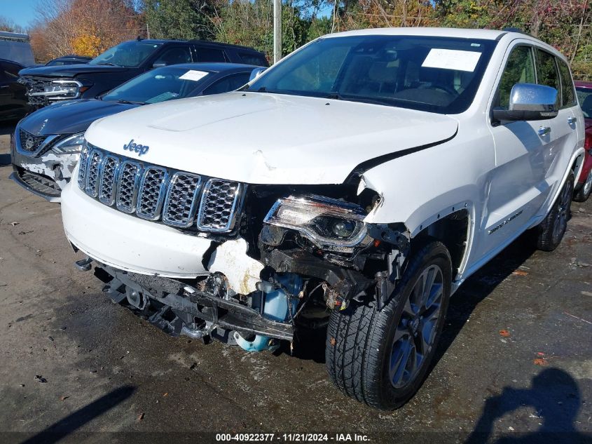 2017 Jeep Grand Cherokee Overland 4X4 VIN: 1C4RJFCT4HC790331 Lot: 40922377