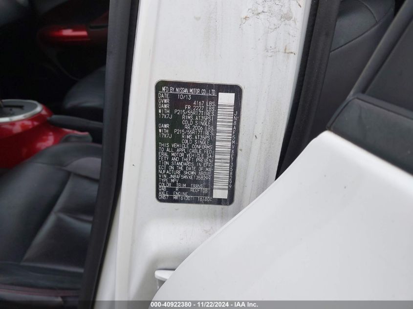 2014 NISSAN JUKE SL - JN8AF5MVXET358299