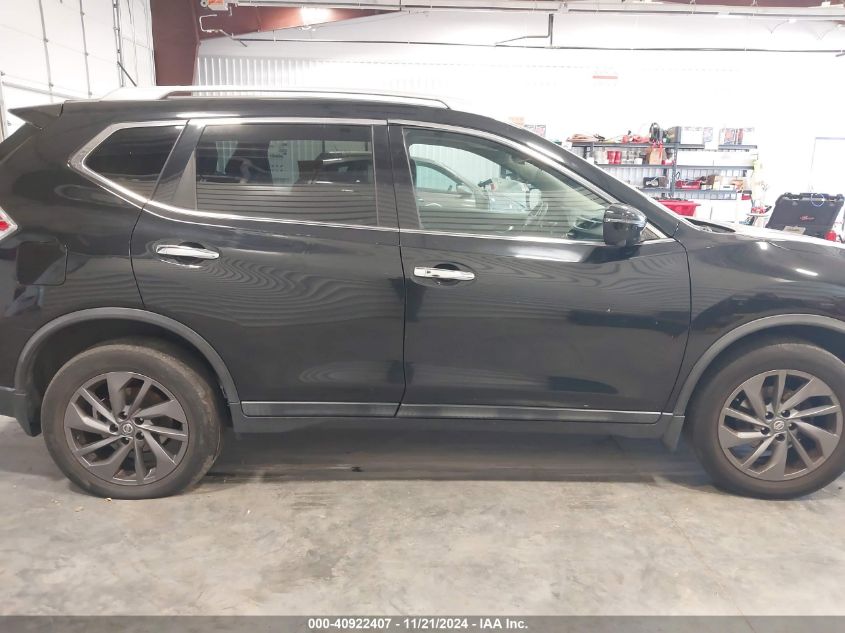 2016 Nissan Rogue Sl VIN: 5N1AT2MV1GC777062 Lot: 40922407