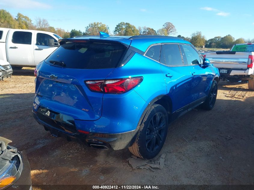 2021 Chevrolet Blazer Fwd Rs VIN: 3GNKBERSXMS543270 Lot: 40922412