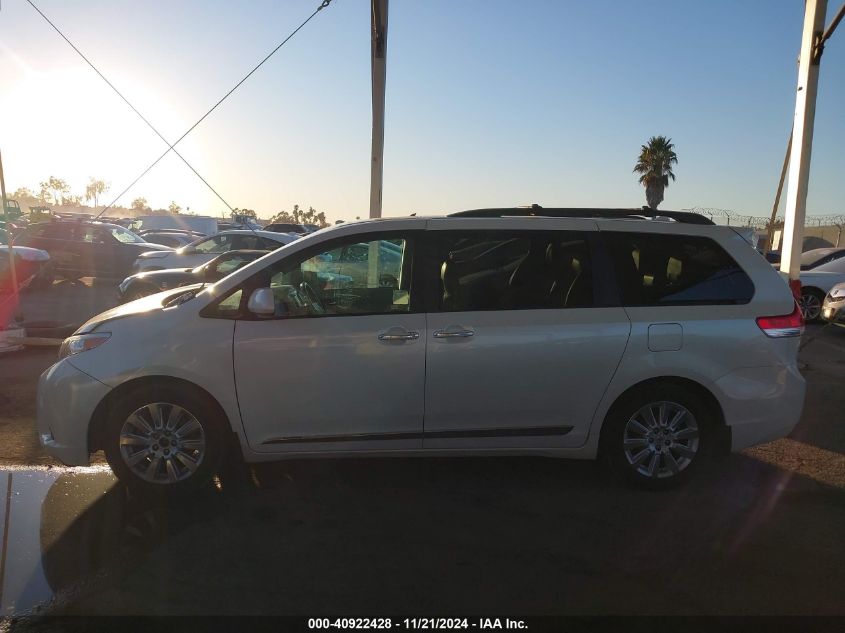 2012 Toyota Sienna Xle/Limited VIN: 5TDYK3DC1CS236578 Lot: 40922428