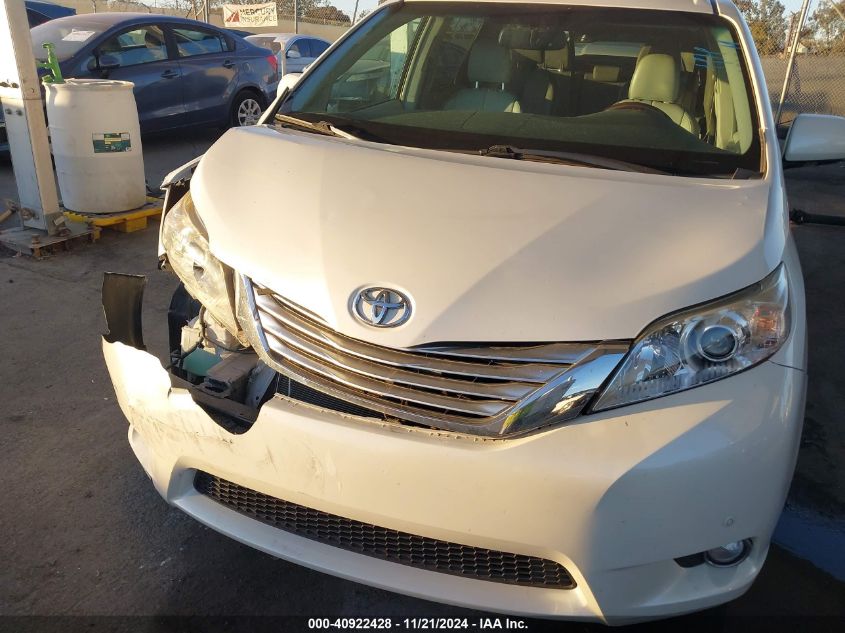 2012 Toyota Sienna Xle/Limited VIN: 5TDYK3DC1CS236578 Lot: 40922428