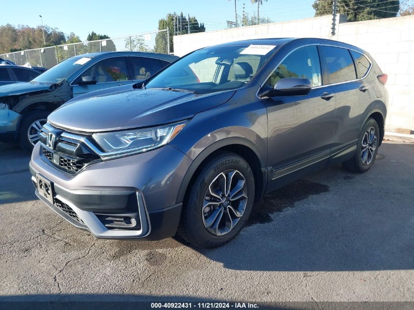 2021 Honda Cr-V 2Wd Ex-L VIN: 2HKRW1H83MH406580 Lot: 40922431