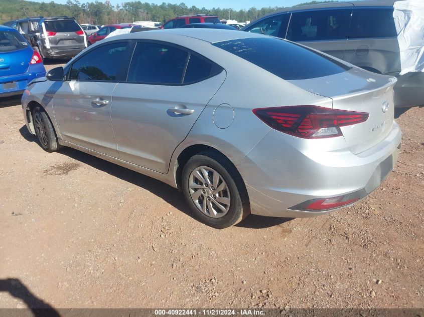 2019 HYUNDAI ELANTRA VIN: 5NPD74LF1KH452906