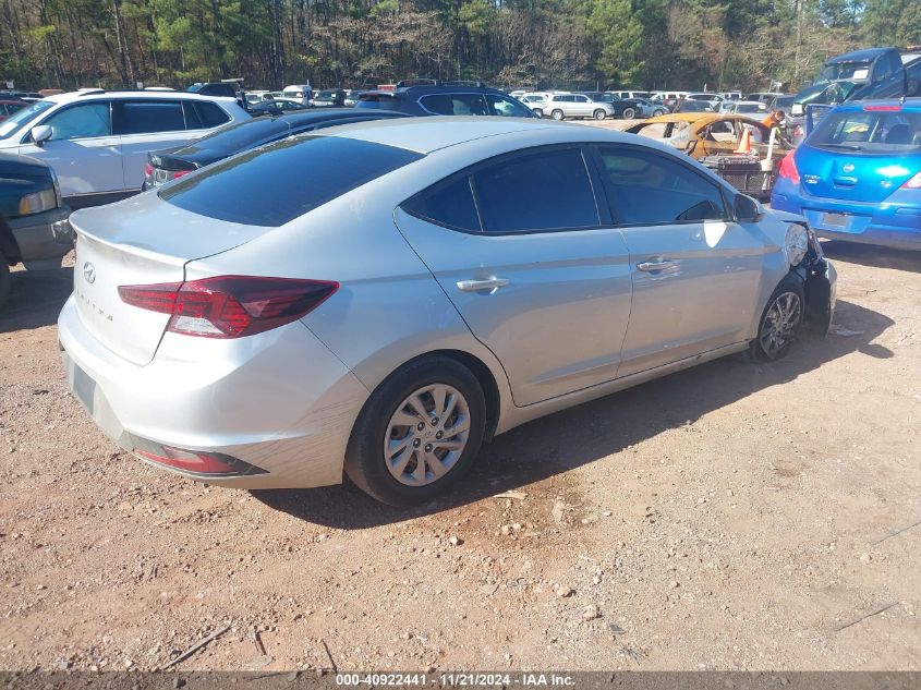 2019 HYUNDAI ELANTRA SE - 5NPD74LF1KH452906