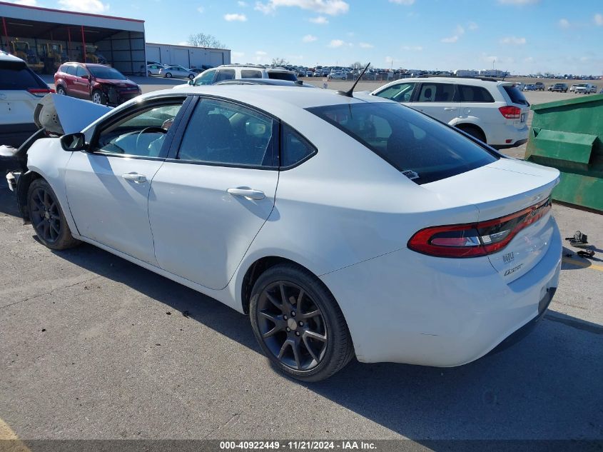 2016 Dodge Dart Se VIN: 1C3CDFAA7GD584951 Lot: 40922449