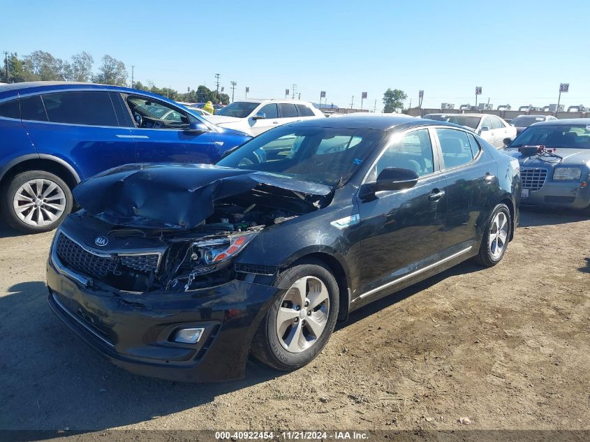 2016 Kia Optima Hybrid VIN: KNAGM4AD5G5096505 Lot: 40922454