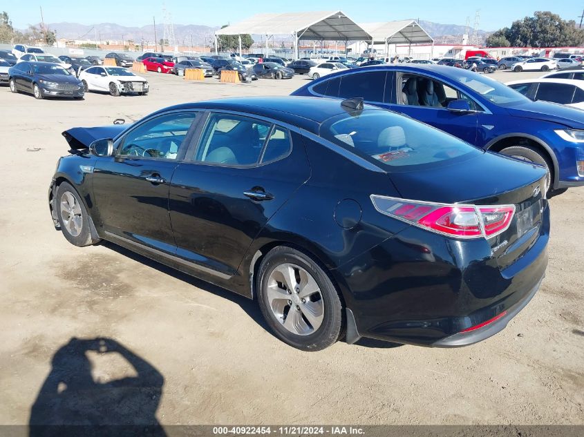 2016 Kia Optima Hybrid VIN: KNAGM4AD5G5096505 Lot: 40922454