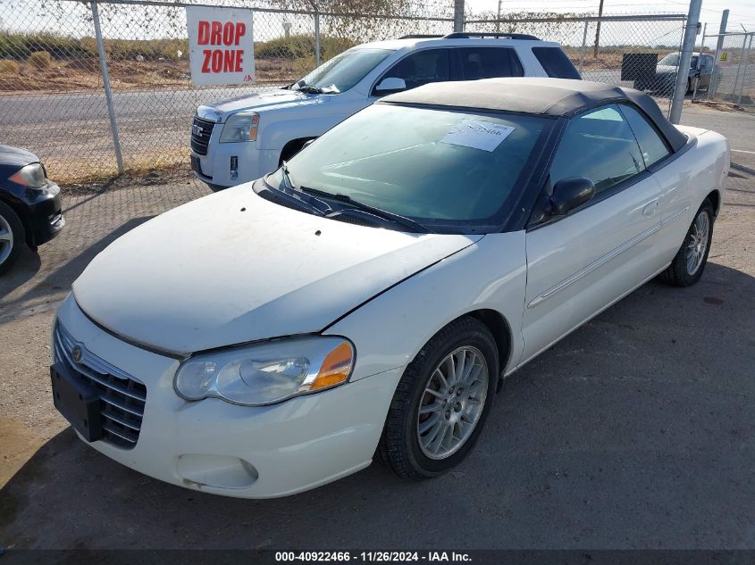 2004 Chrysler Sebring Lxi VIN: 1C3EL55R34N111219 Lot: 40922466