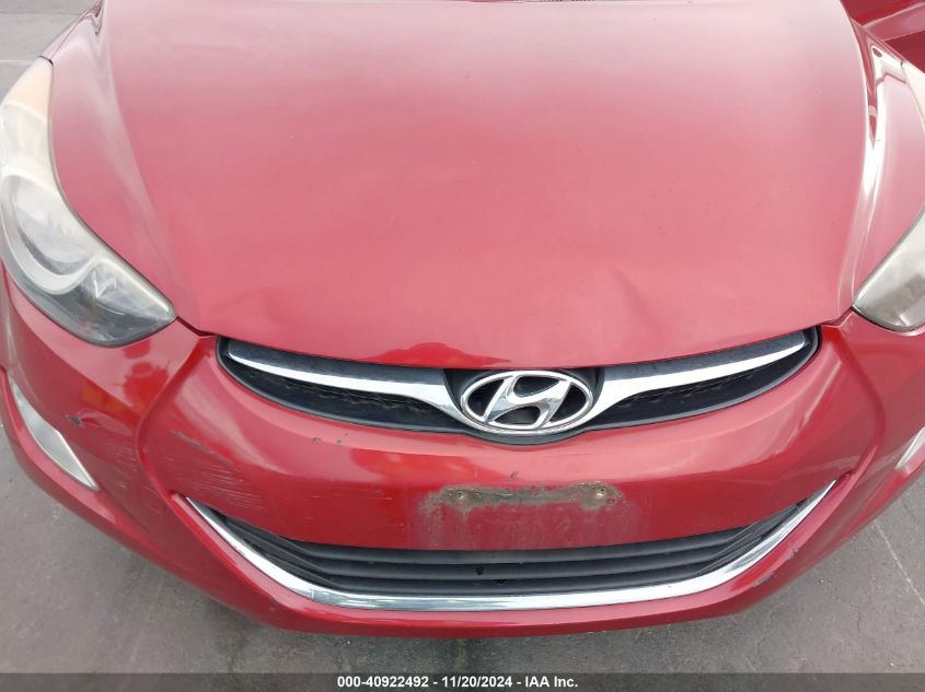 2012 Hyundai Elantra Gls (Ulsan Plant) VIN: KMHDH4AE0CU359904 Lot: 40922492