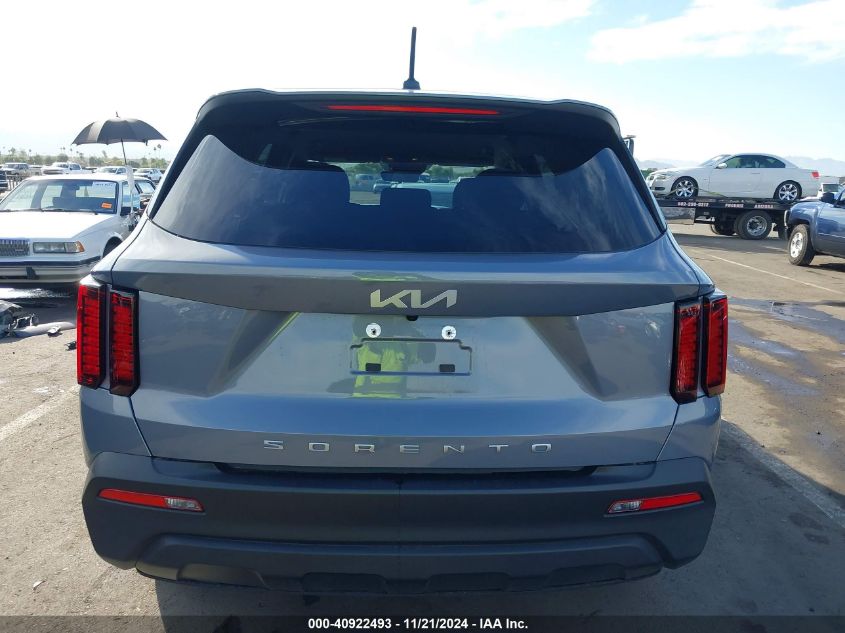 2022 Kia Sorento Lx VIN: 5XYRG4LC6NG079093 Lot: 40922493