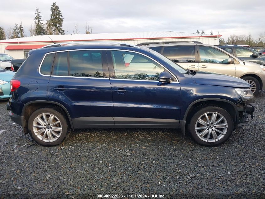 2011 Volkswagen Tiguan Sel VIN: WVGBV7AX7BW559541 Lot: 40922523