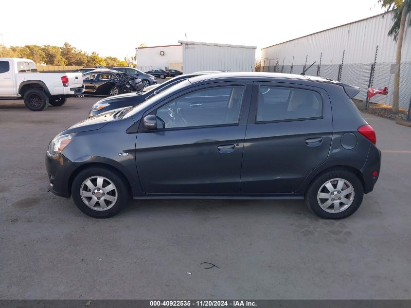 2015 Mitsubishi Mirage Es VIN: ML32A4HJ1FH003755 Lot: 40922535