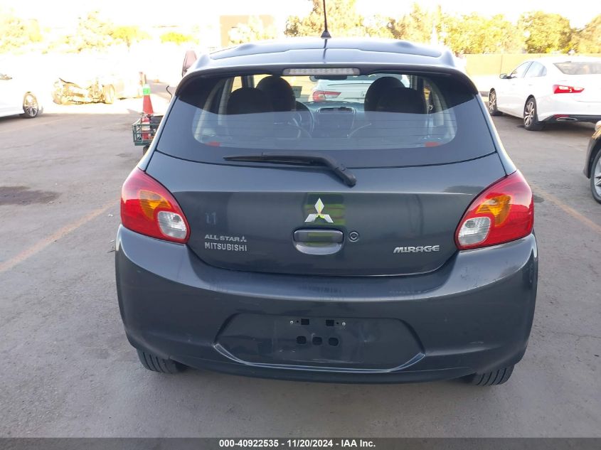 2015 Mitsubishi Mirage Es VIN: ML32A4HJ1FH003755 Lot: 40922535