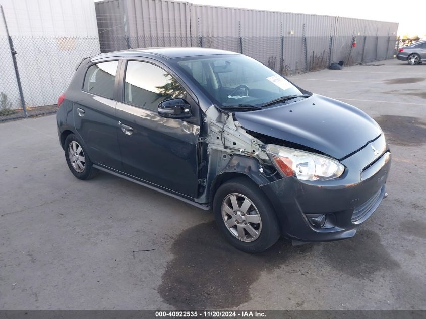 2015 Mitsubishi Mirage Es VIN: ML32A4HJ1FH003755 Lot: 40922535