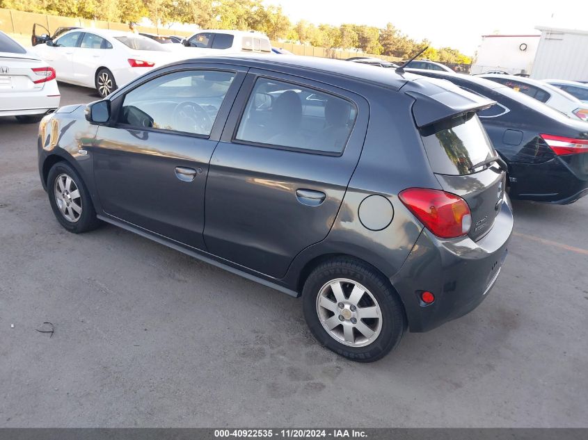 2015 Mitsubishi Mirage Es VIN: ML32A4HJ1FH003755 Lot: 40922535