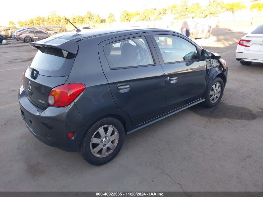 2015 Mitsubishi Mirage Es VIN: ML32A4HJ1FH003755 Lot: 40922535