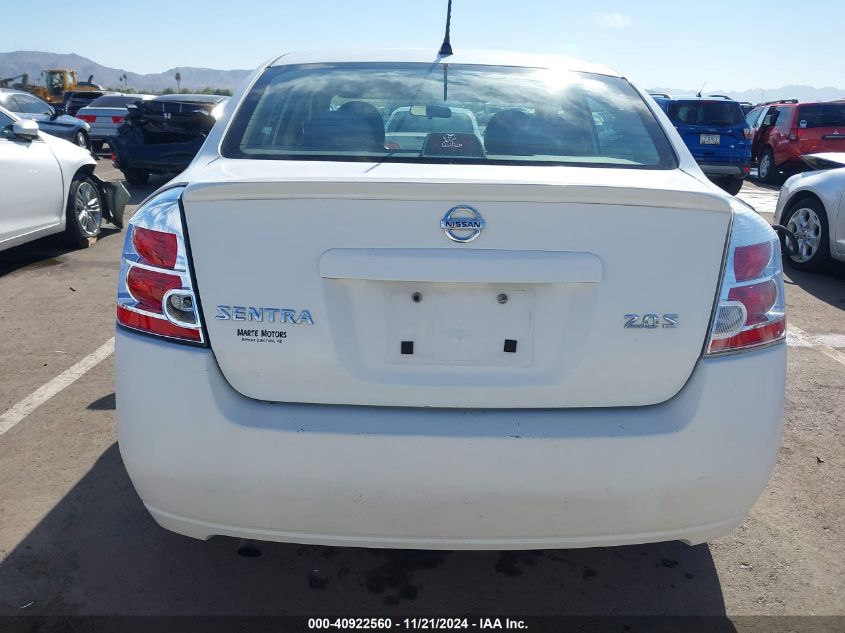 2007 Nissan Sentra 2.0S VIN: 3N1AB61E27L699613 Lot: 40922560