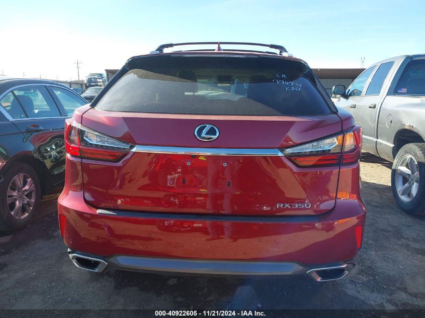 2017 Lexus Rx 350 VIN: 2T2BZMCA6HC065068 Lot: 40922605