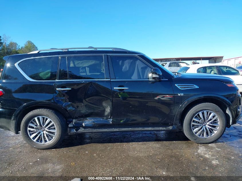 2022 Nissan Armada Sl 2Wd VIN: JN8AY2BC0N9160516 Lot: 40922608